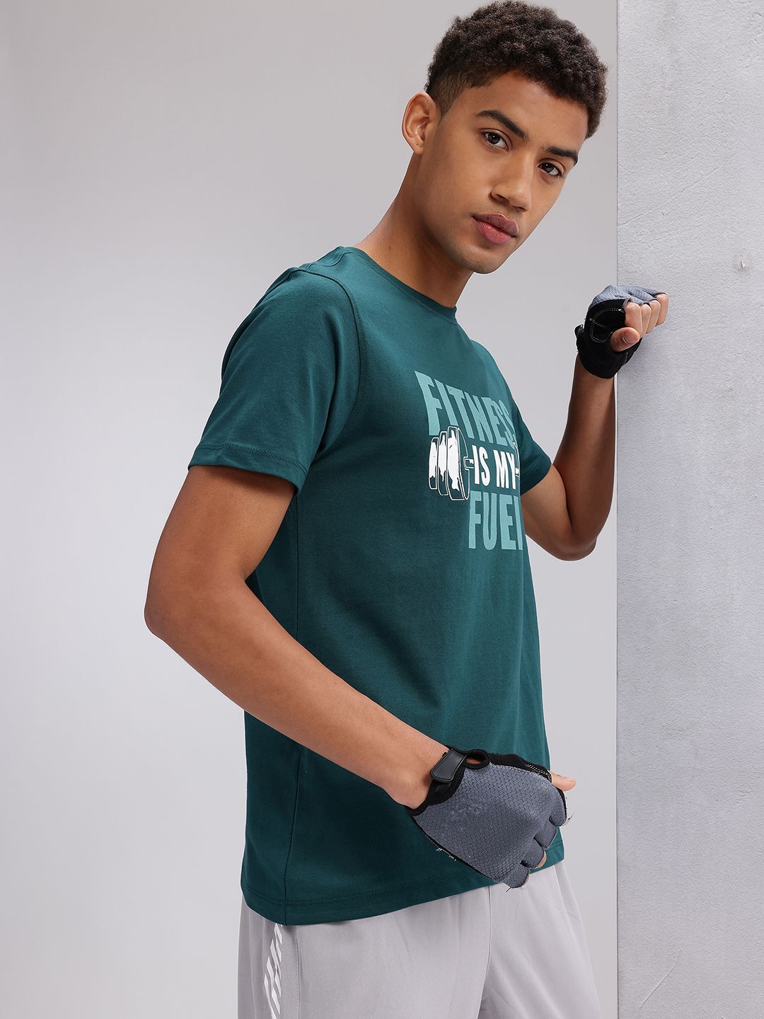 HRX by Hrithik Roshan Typography Printed Training T-shirt