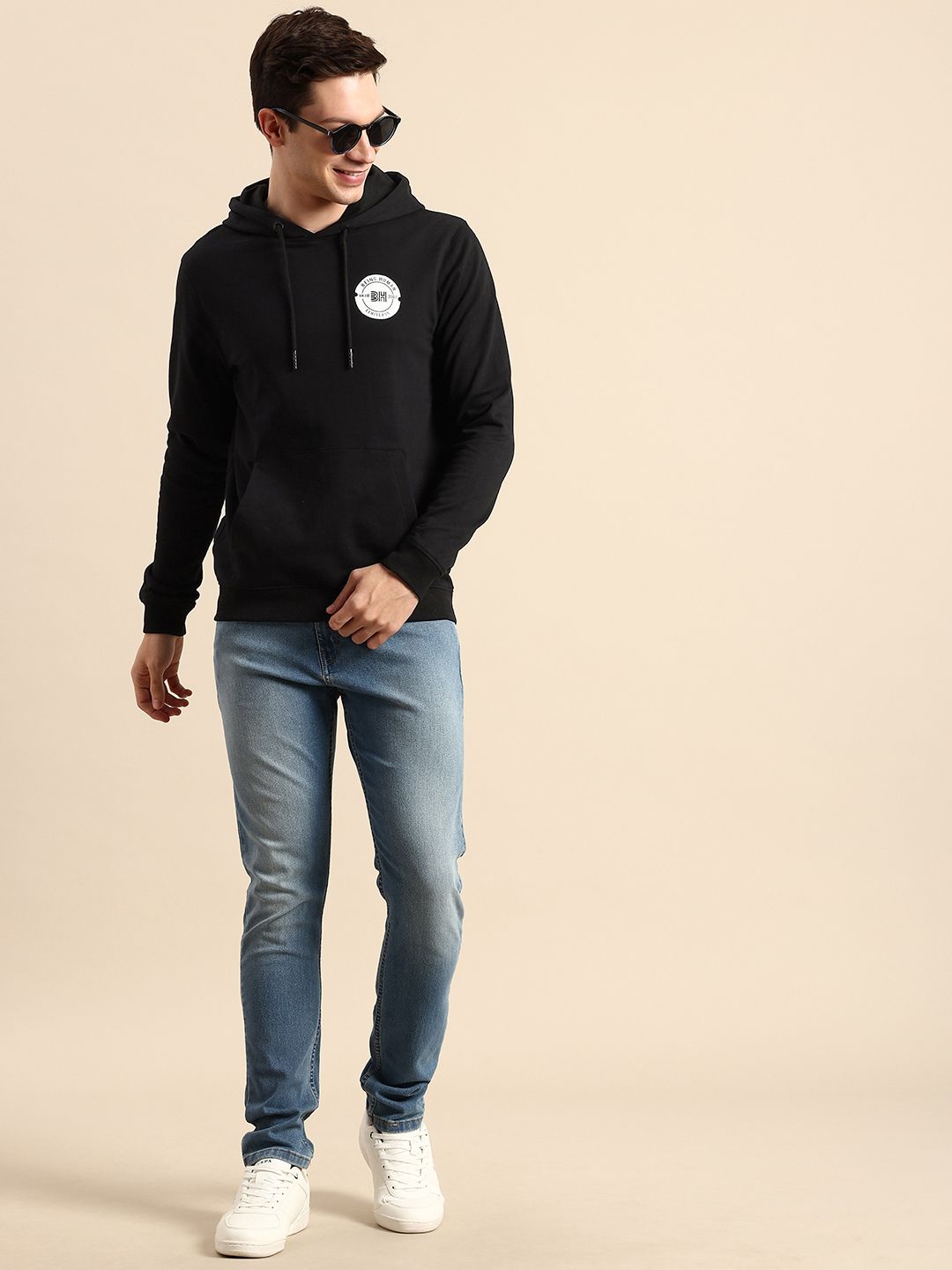 Being Human Hooded Pure Cotton Sweatshirt