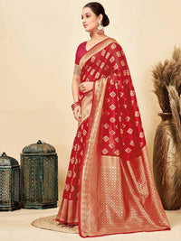 KALINI Woven Design Zari Silk Blend Designer Banarasi Saree