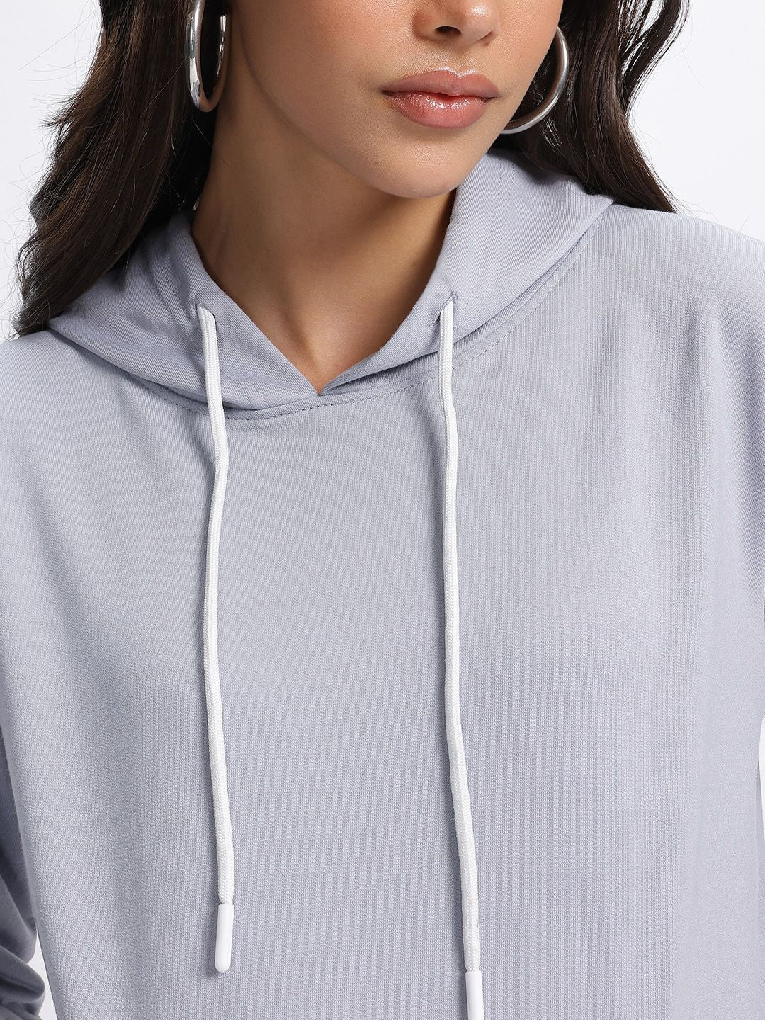 DressBerry Graphic Print Hooded Sweatshirt