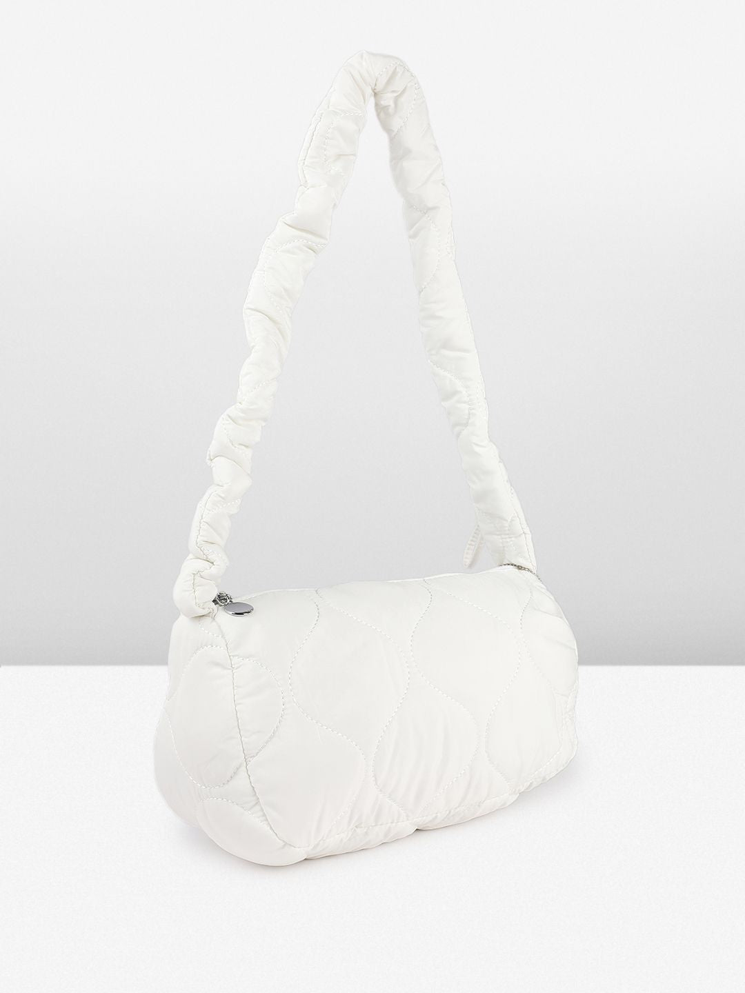 DressBerry Structured Quilted Shoulder Bag