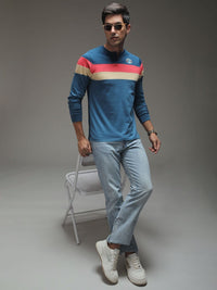 Difference Of Opinion Men Regular Fit Short Sleeve Printed Henley Tshirt