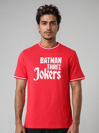 The Indian Garage Co Men Batman Graphic Printed Round Neck Cotton T-shirt