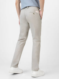 Urbano Fashion Men Grey Slim Fit Solid Chinos