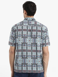 RARE RABBIT Men Comfort Boxy Opaque Printed Casual Shirt