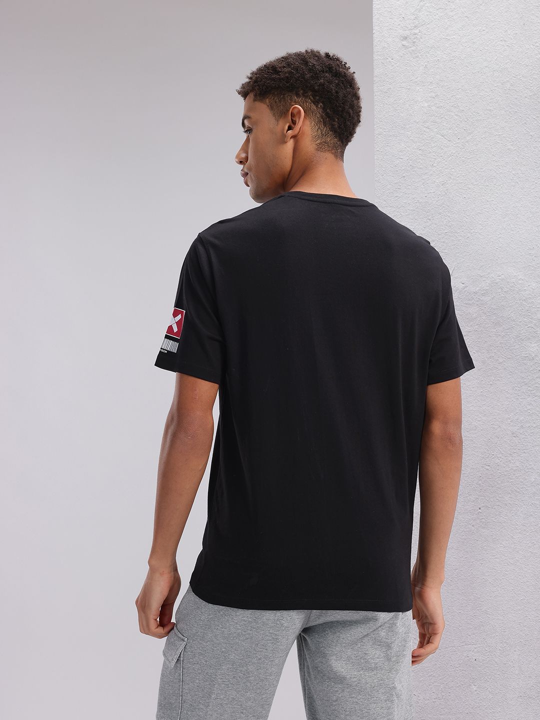 HRX by Hrithik Roshan Typography & Brand Logo Printed Lifestyle T-shirt