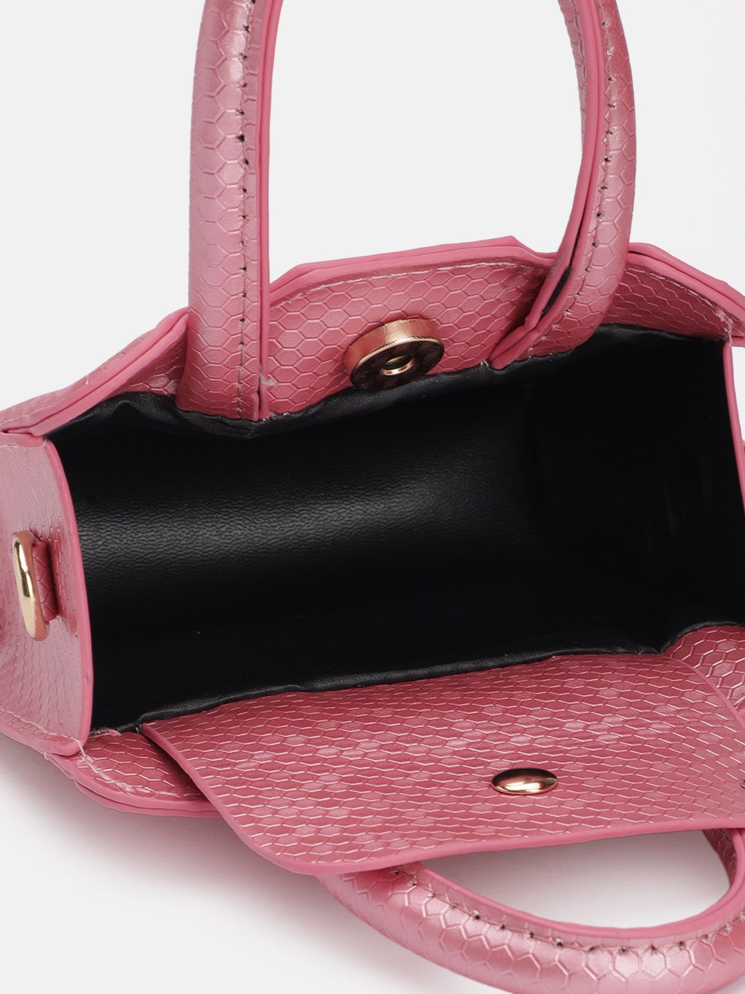 DressBerry Textured Structured Handheld Bag