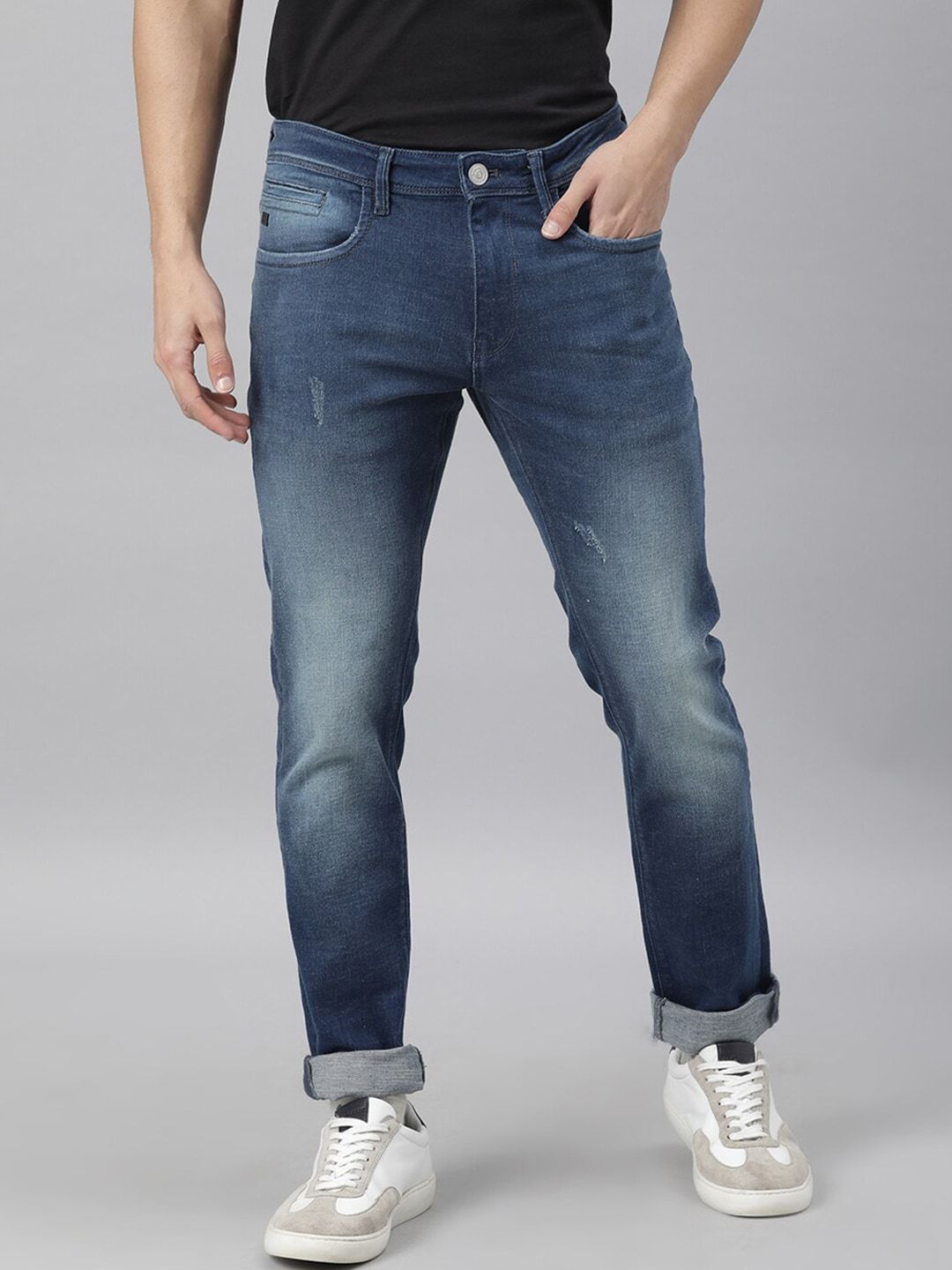 RARE RABBIT Men Calca Slim Fit Stretchable Jeans