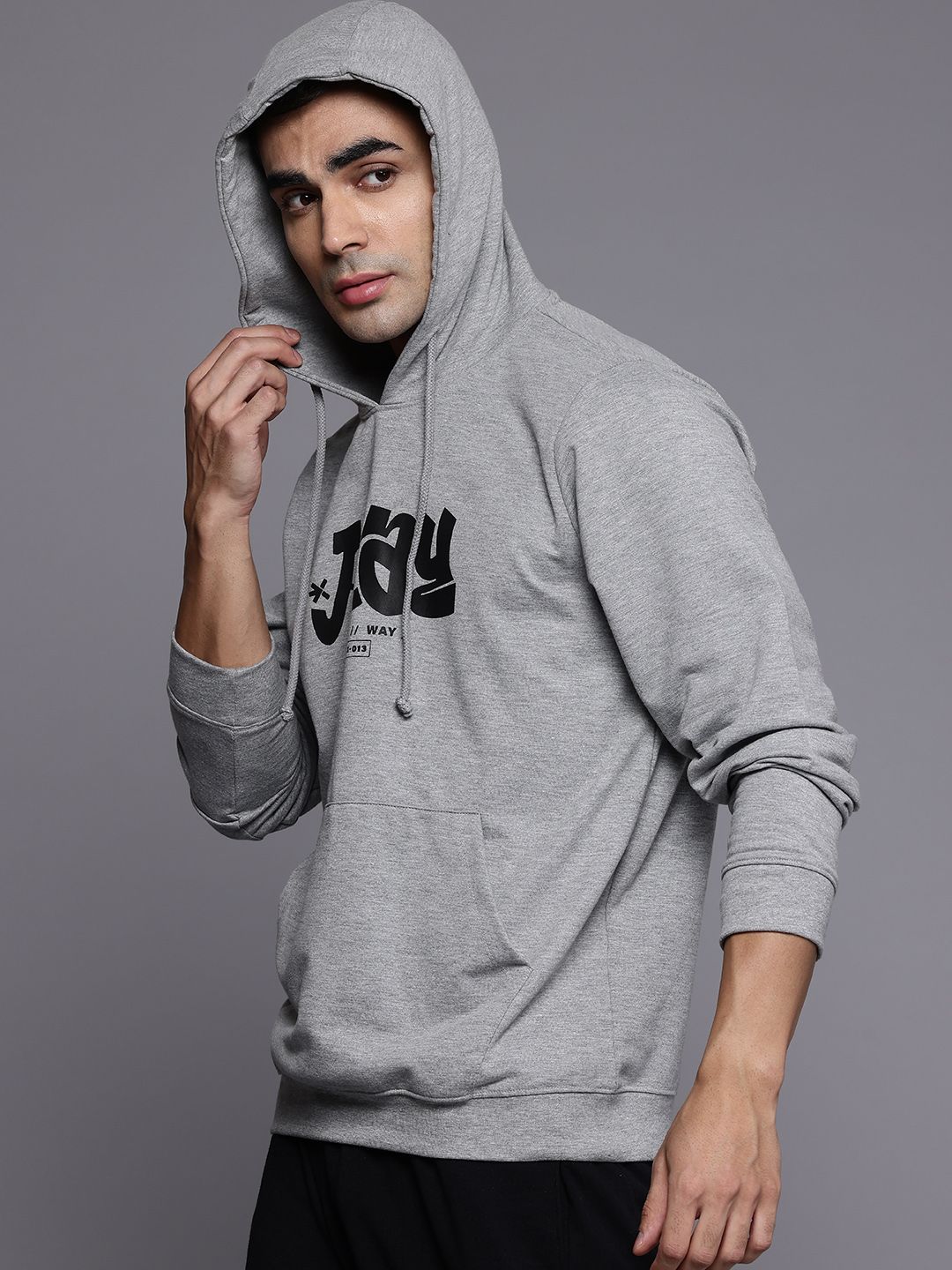 HRX by Hrithik Roshan Printed Hooded Sweatshirt