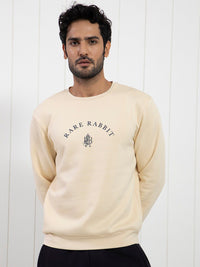 RARE RABBIT Men Nomic Logo Print Sweatshirt