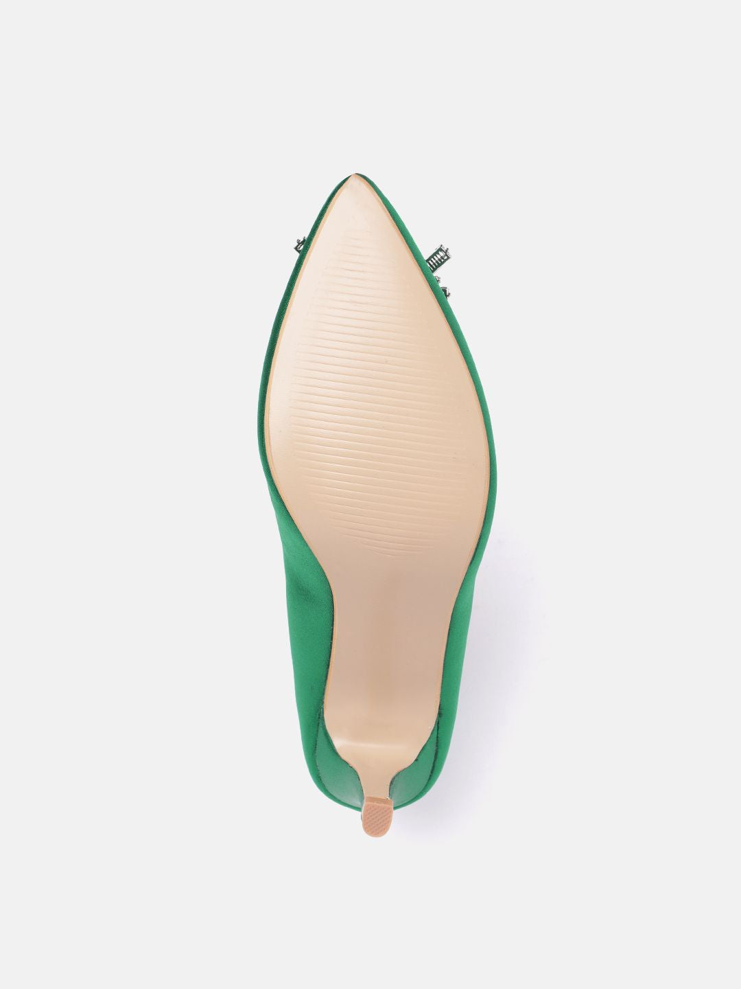 Lino Perros Faux Crystal Broach Stiletto Pumps