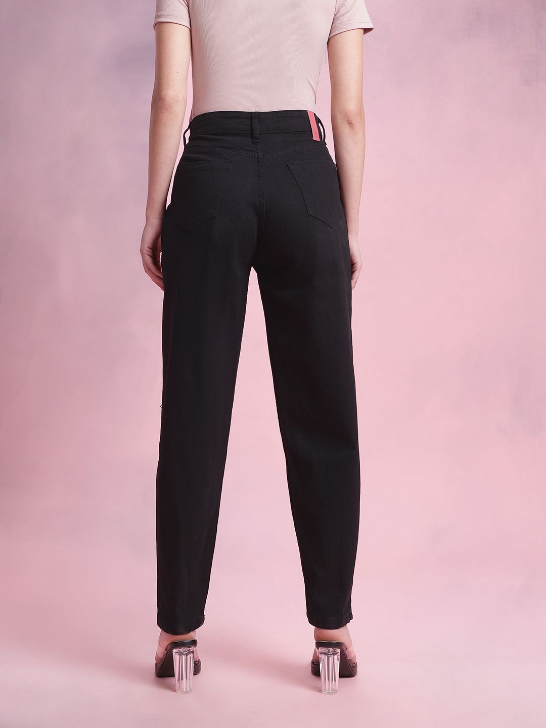 DressBerry Women Mid-Rise Slouchy Fit Stretchable Jeans