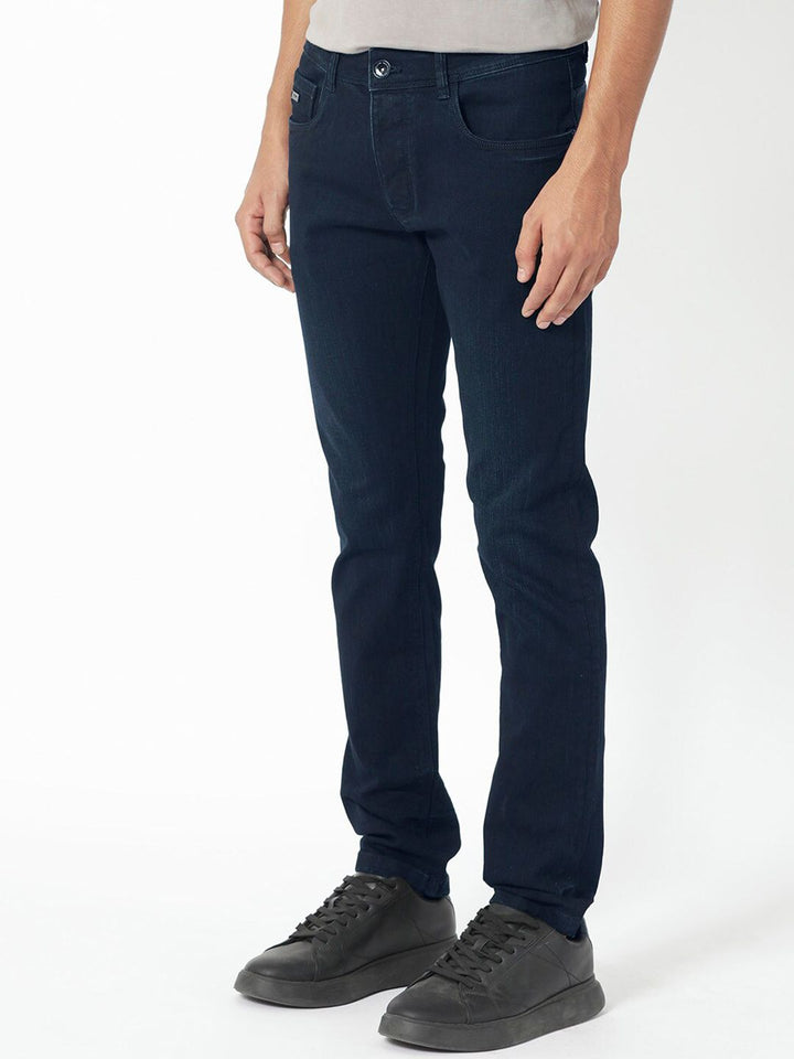 RARE RABBIT Men Holand Slim Fit Mid-Rise Cotton Stretchable Jeans