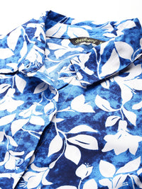 DressBerry Floral Opaque Printed Bell Sleeves Casual Shirt