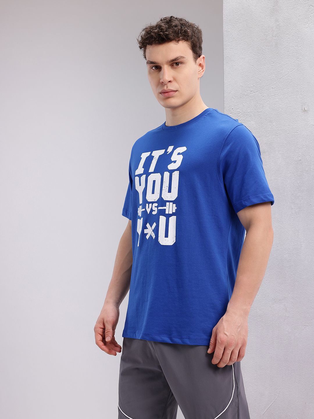 HRX by Hrithik Roshan Typography Printed Training T-shirt