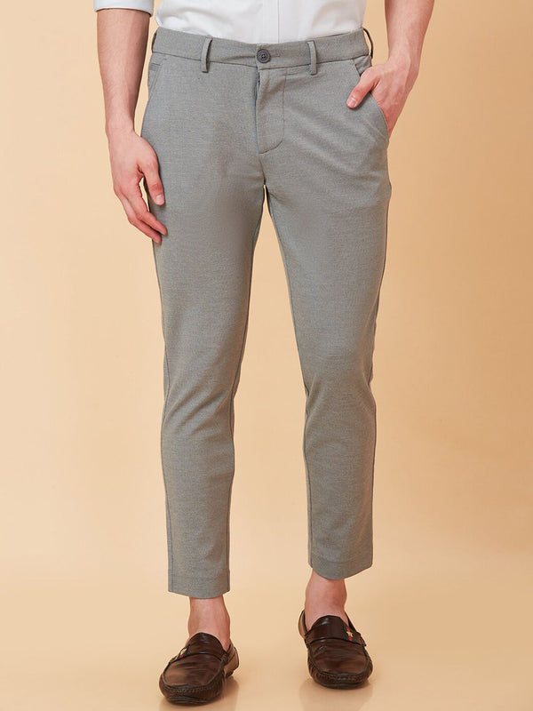 Being Human Men Mid Rise Cotton Trousers