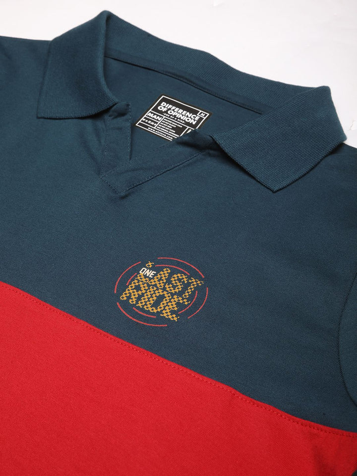 Difference Of Opinion Men Long Sleeve Regular Fit Polo Tshirt