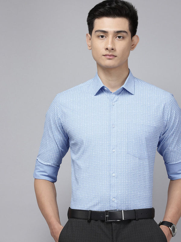 Park Avenue Slim Fit Printed Formal Shirt
