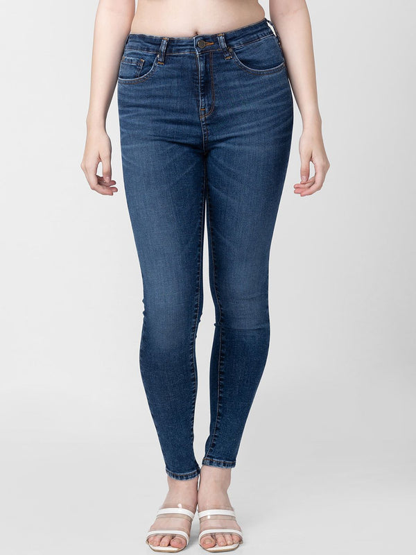 SPYKAR Women Super Skinny Fit Light Fade Cotton Jeans