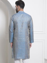 SOJANYA Ethnic Motifs Woven Design Jacquard Regular Kurta