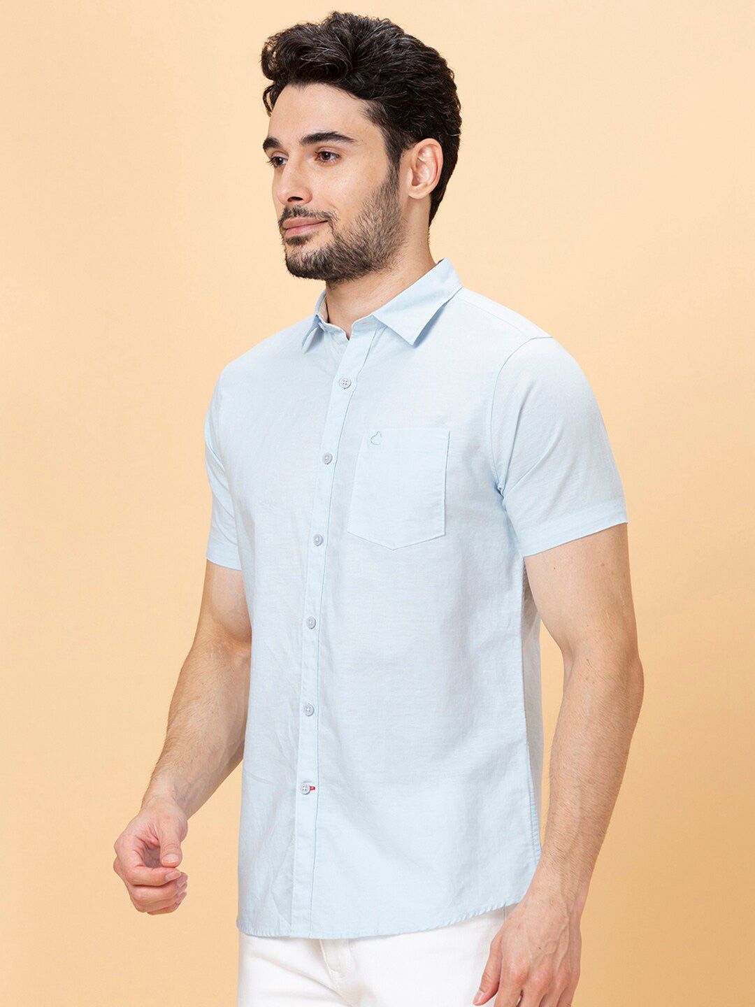 Being Human Spread Collar Slim Fit Casual Shirt