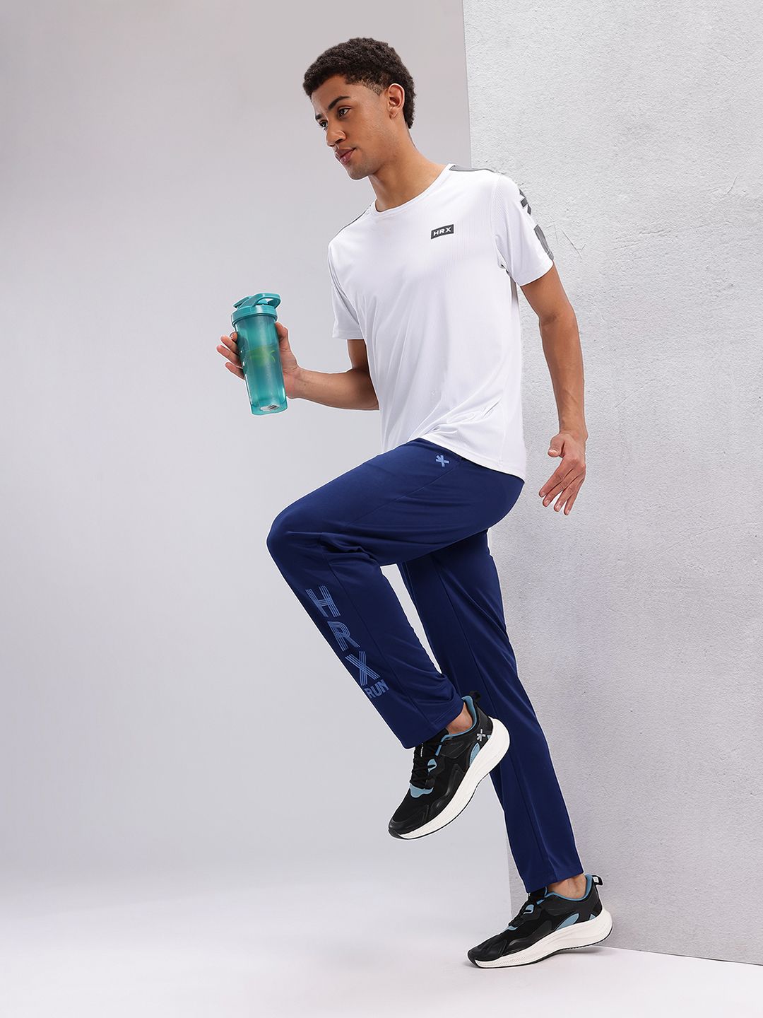 HRX by Hrithik Roshan Men Printed Rapid-Dry Running Track Pants