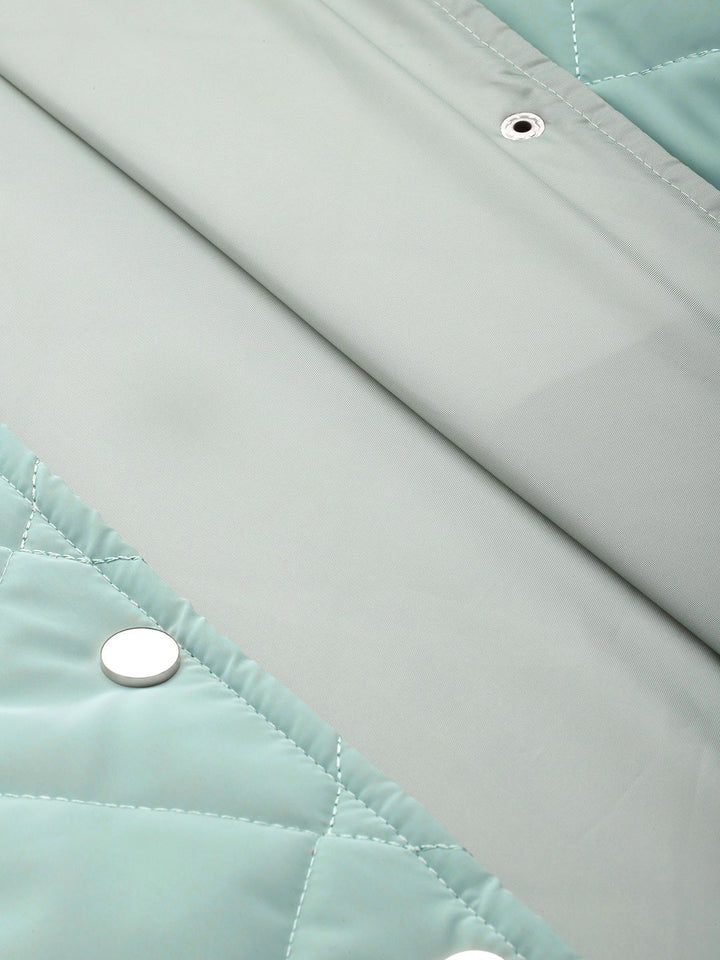 DressBerry Stand Collar Quilted Jacket