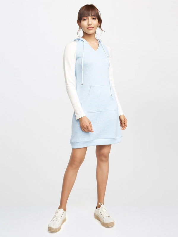 AND Blue & White T-shirt Dress