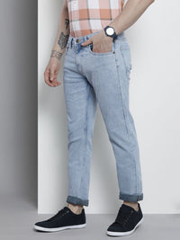 The Indian Garage Co Men Straight Fit Stretchable Jeans