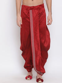 VASTRAMAY By Vastramay Men Relaxed-Fit Embroidered Ethnic Dhoti Pant