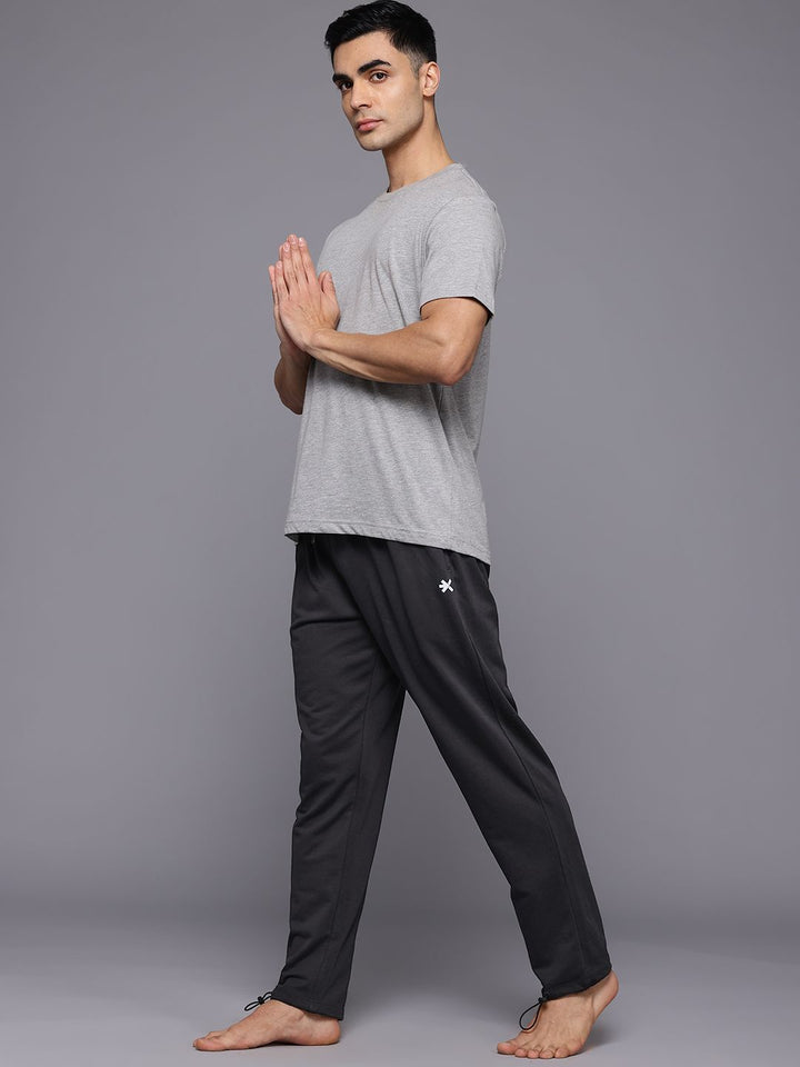 HRX by Hrithik Roshan Men Yoga Track Pants with Toggle Hem