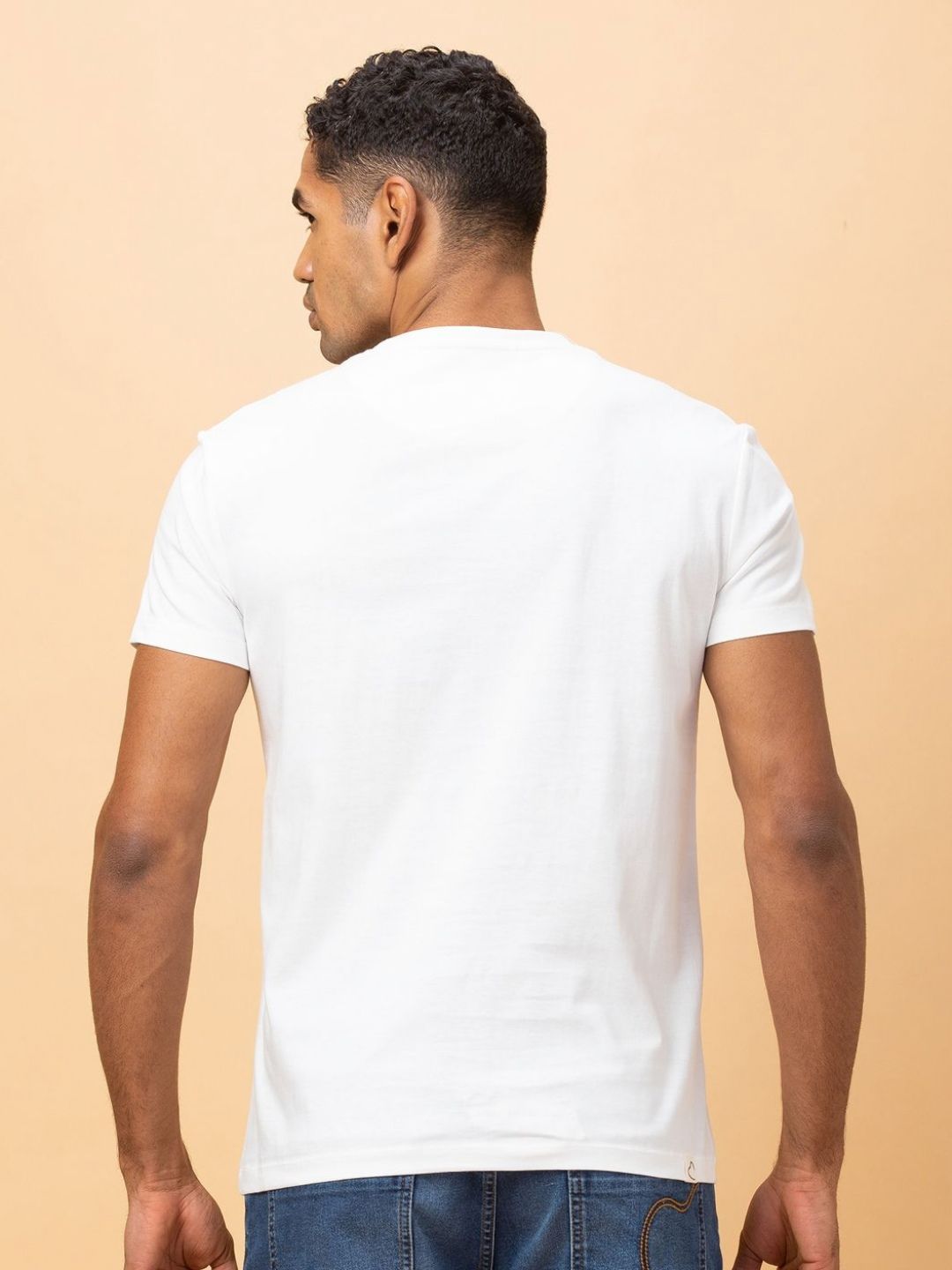 Being Human Men Printed Raw Edge T-shirt