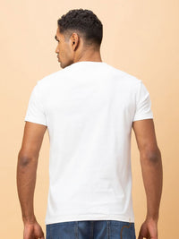 Being Human Men Printed Raw Edge T-shirt