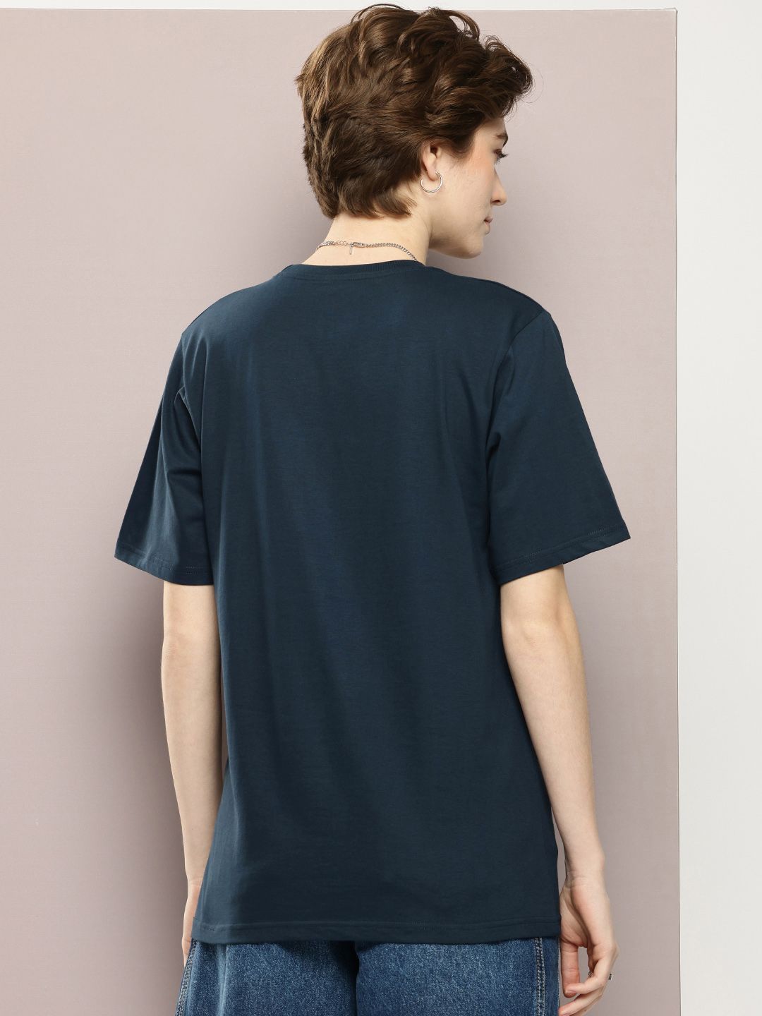 DILLINGER Graphic Printed Drop-Shoulder Sleeves Pure Cotton T-shirt