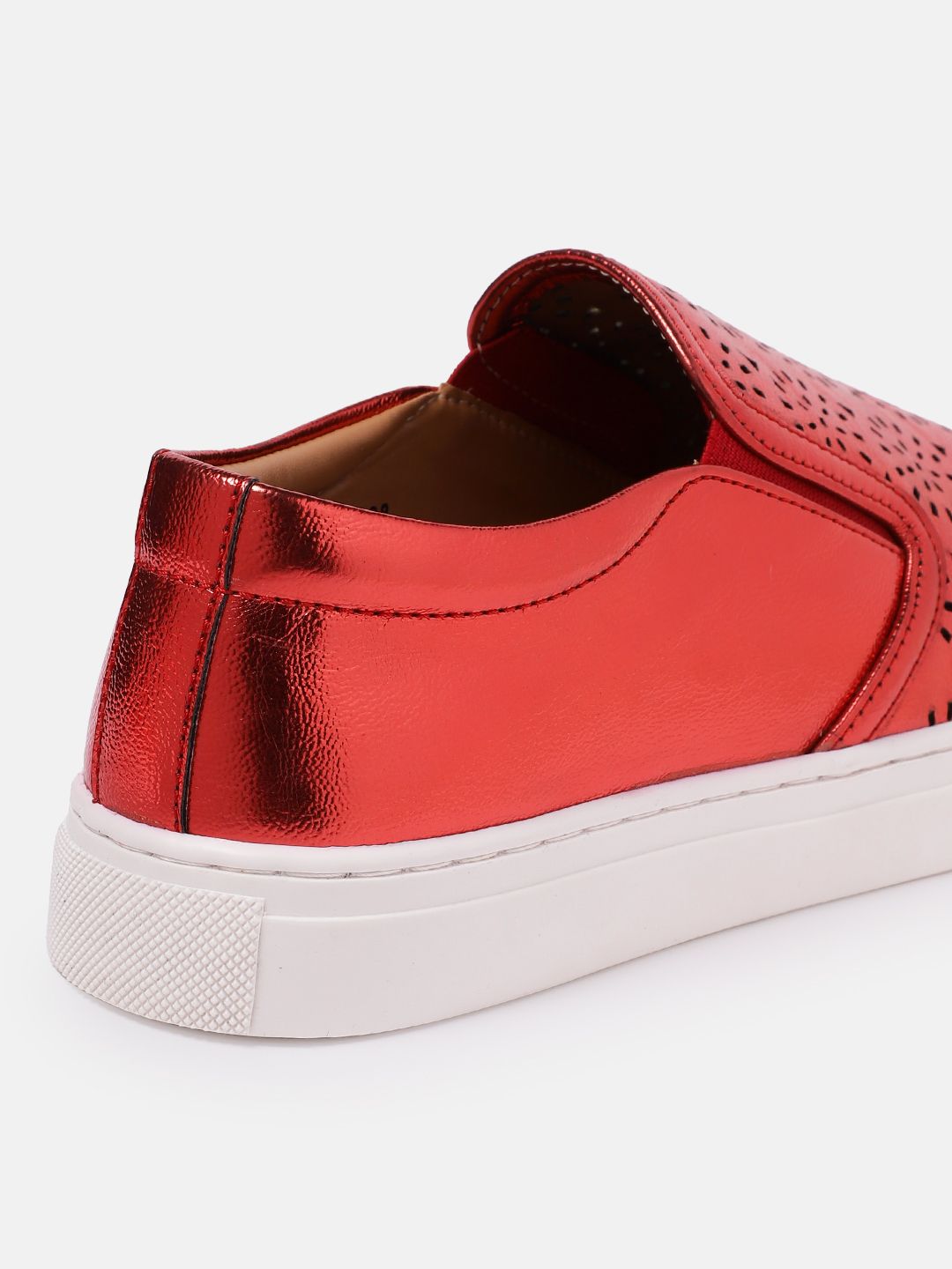 DressBerry Women Cut Work Slip-On Sneakers