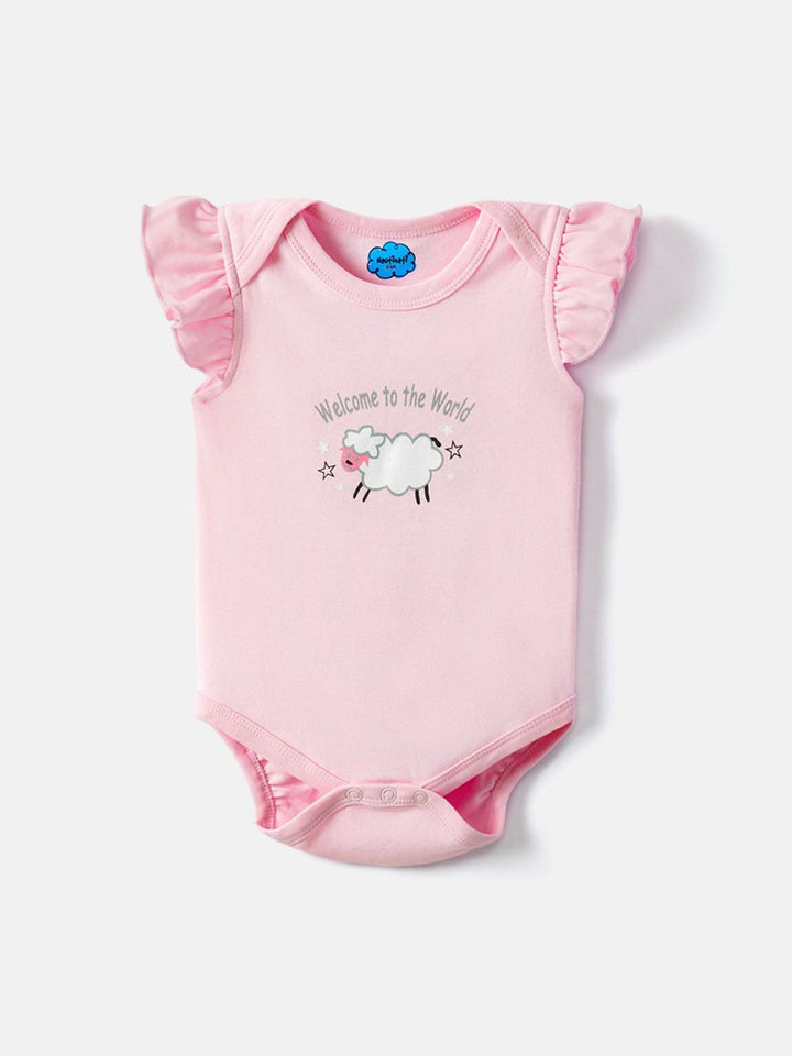 Pek Nauti Nati Infants 5 Set Hadiah Pakaian Bayi Kapas Tulen