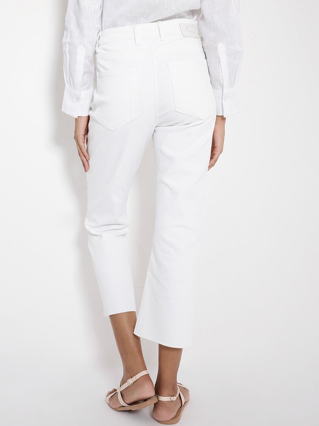 RAREISM Women Comfort Flared High-Rise Stretchable Jeans