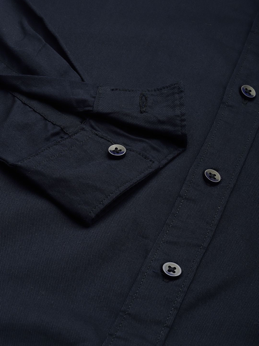 The Indian Garage Co Men Navy Blue Comfort Casual Shirt
