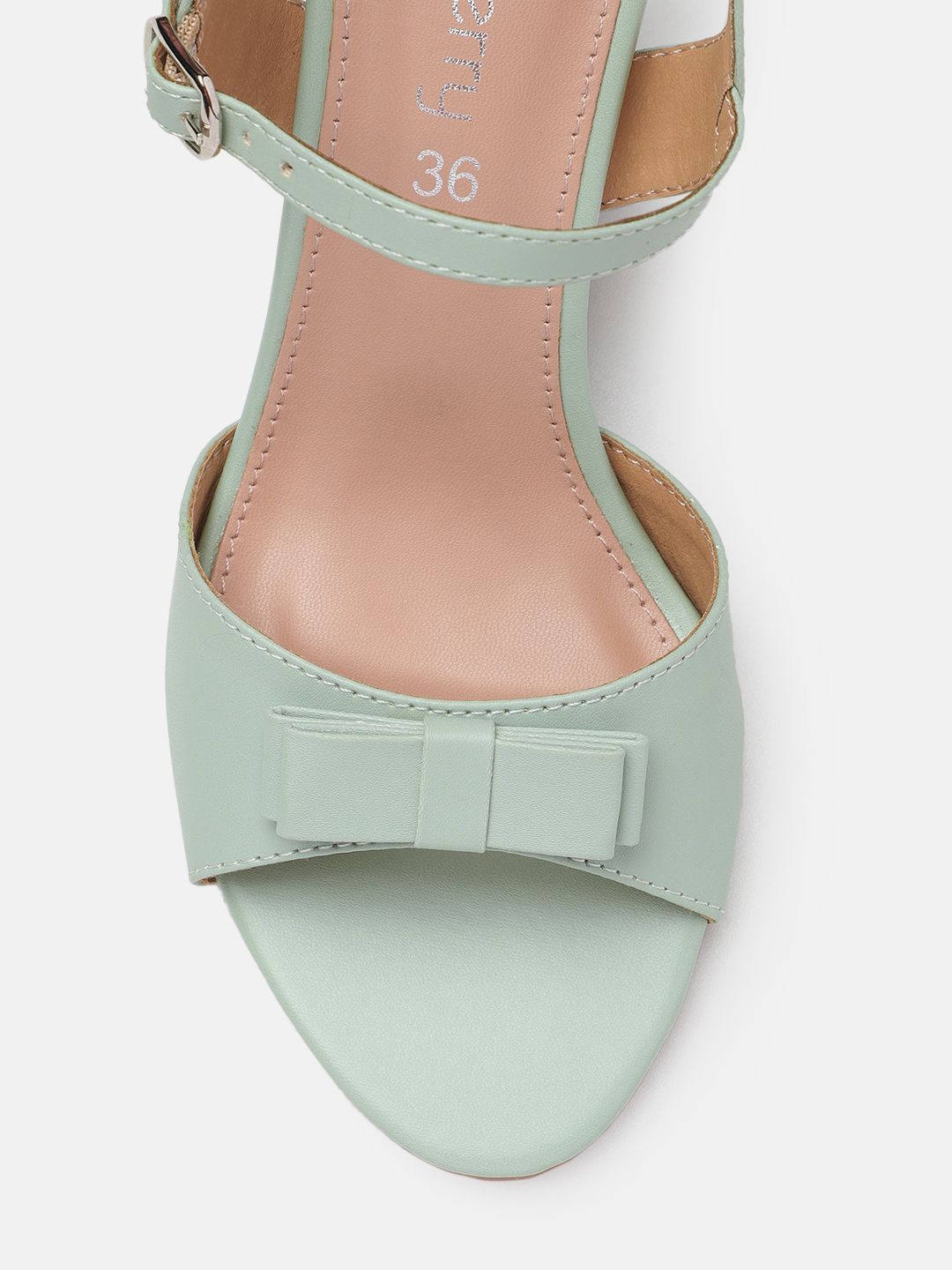 DressBerry Slim Heel Sandals with Bows