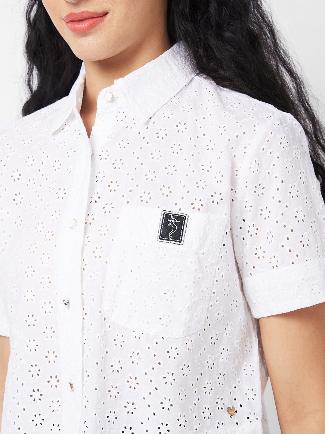 SPYKAR Women Boxy Opaque Casual Shirt