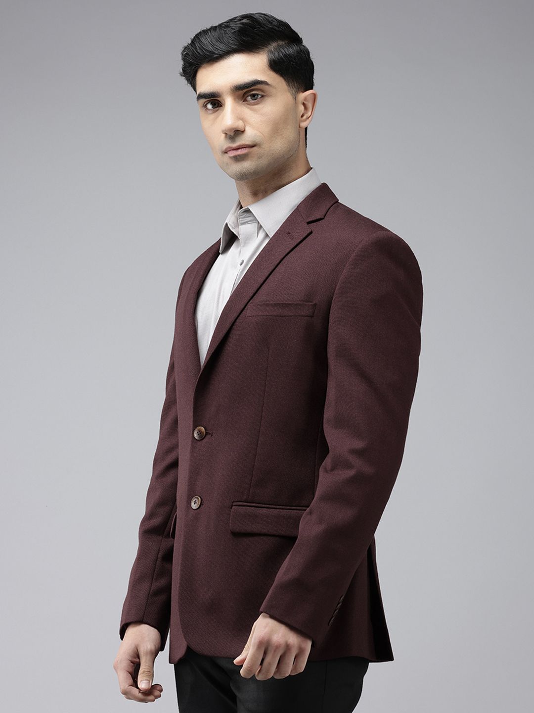 Park Avenue Single-Breasted Super Slim Fit Formal Blazer