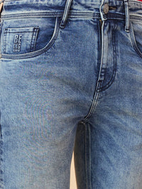 Being Human Men Slim Fit Heavy Fade Clean Look Stretchable Jeans