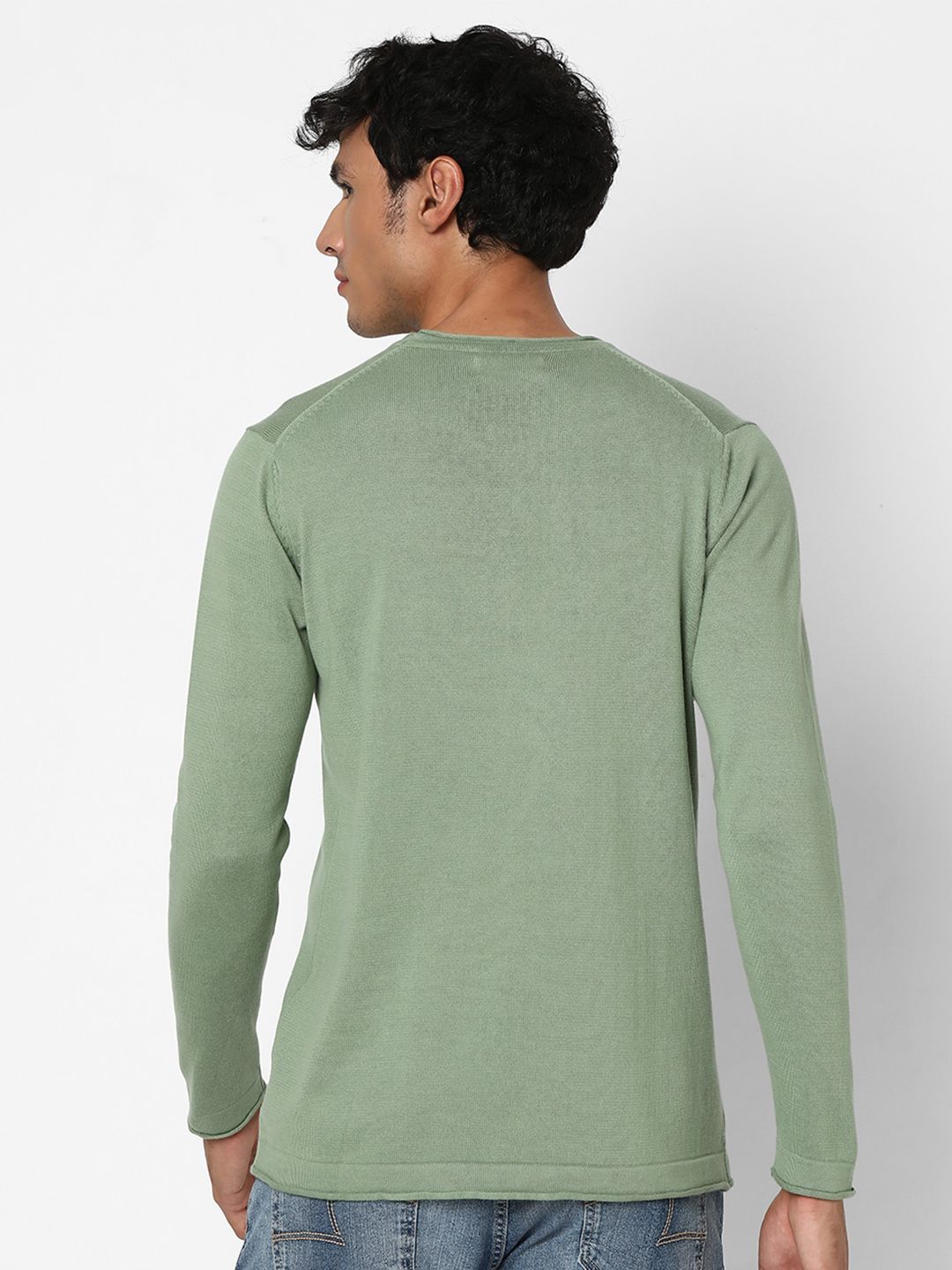 SPYKAR Round Neck Cotton Pullover