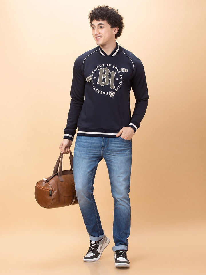 Being Human Men Printed Sweatshirt