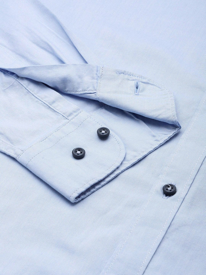 Raymond Button-Down Collar Solid Casual Shirt