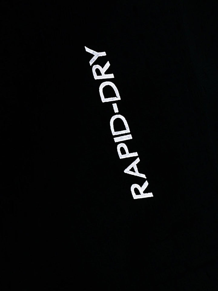 HRX by Hrithik Roshan Brand Logo Print Perforated Training T-shirt