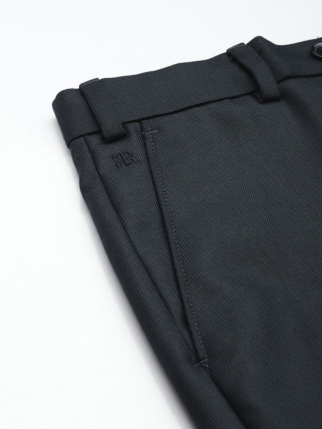 Raymond Men Textured Slim Fit Formal Trousers