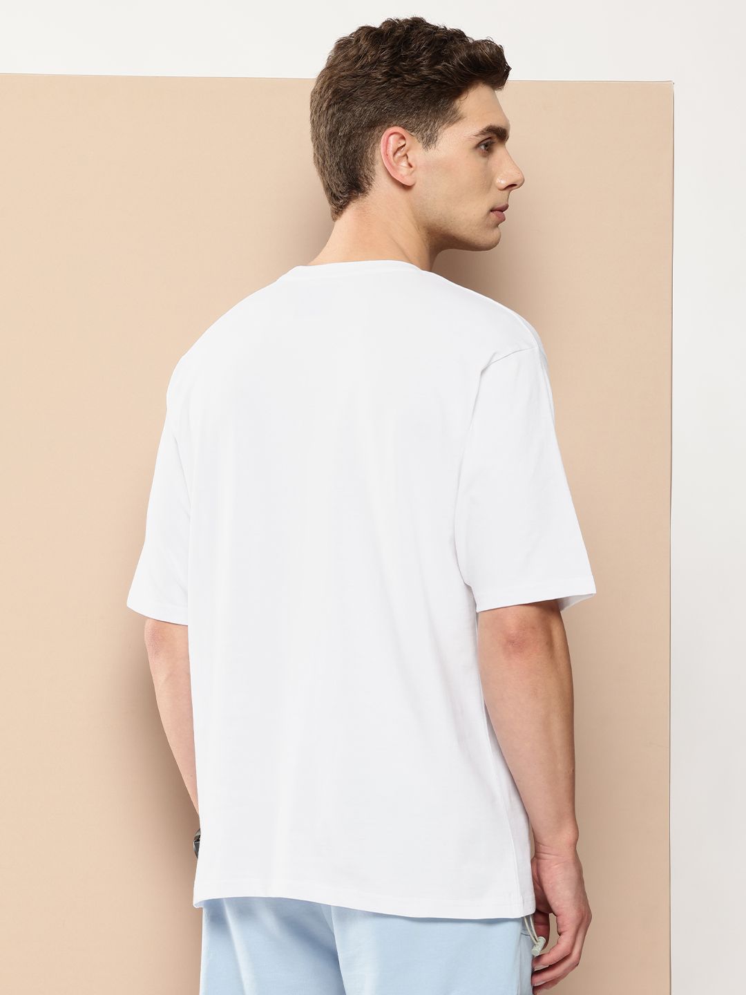 Difference of Opinion Men Graphic Printed Oversized T-shirt