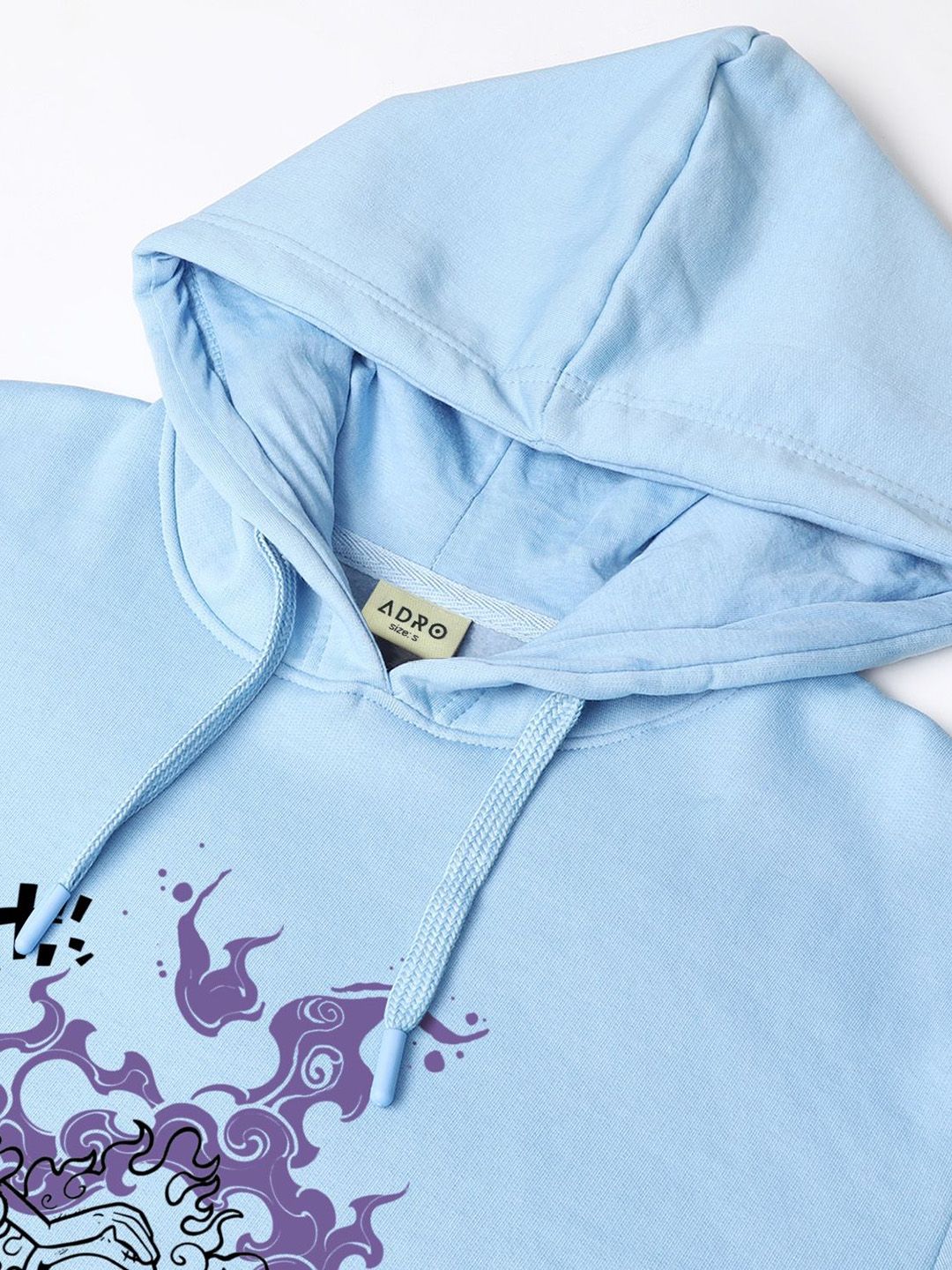 ADRO Men Printed Hooded Sweatshirt