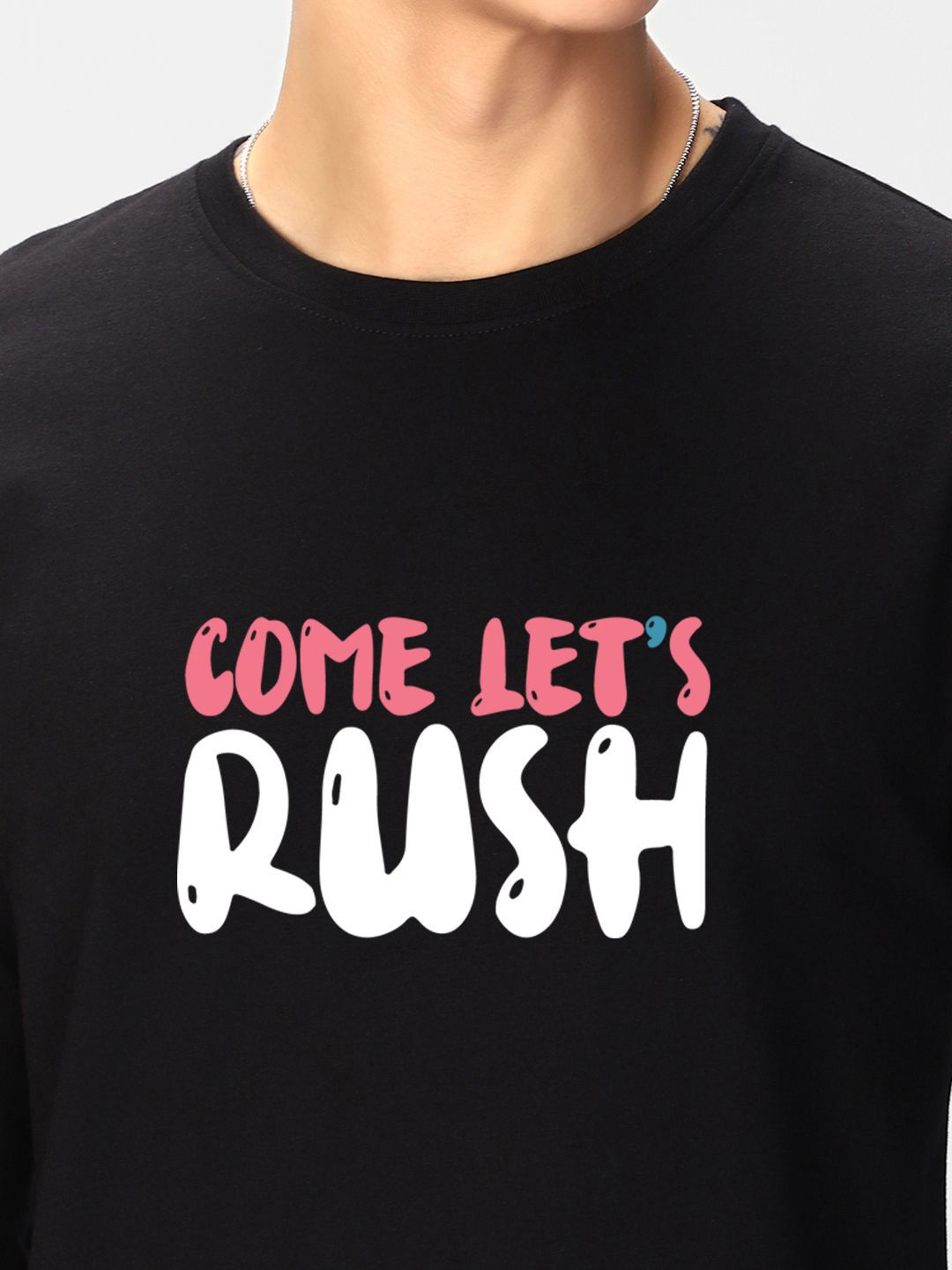 Bewakoof Men Typography Printed Round Neck Cotton T-shirt